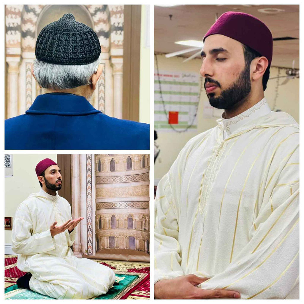 Shaykh ul Islam and Shaykh Hammad Mustafa offer Friday prayers at Jame al-Mustafa
