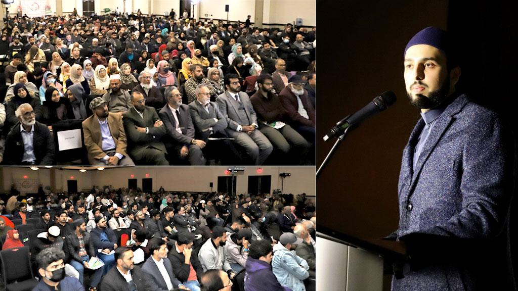 Canada: Shaykh Hammad Mustafa Al-Madani Al-Qadri addresses Milad-un-Nabi (pbuh) Conference, 2022