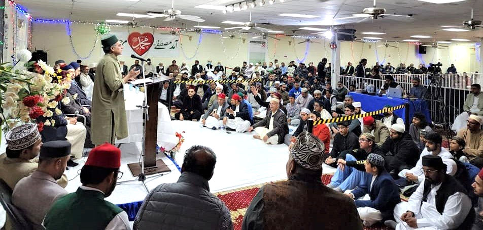 Canada: Shaykh Hammad Mustafa Al-Madani Al-Qadri addresses Milad-un-Nabi (pbuh) Conference, 2022