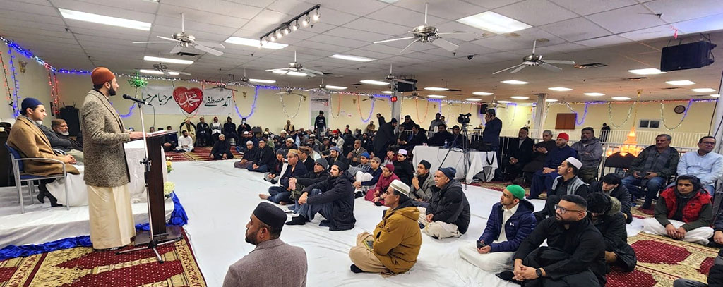 Canada: Shaykh Hammad Mustafa al-Madani al-Qadri addresses the Mi’raj-ul-Nabi Conference