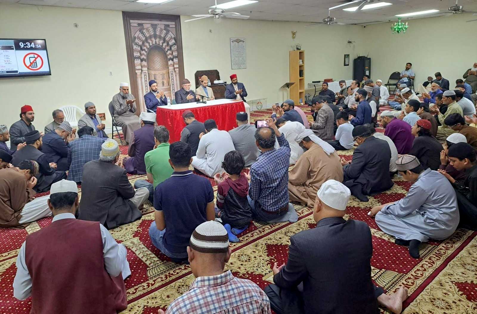 A Solemn Prayer Ceremony at Jama Al-Mustafa for Late Muhammad Aslam