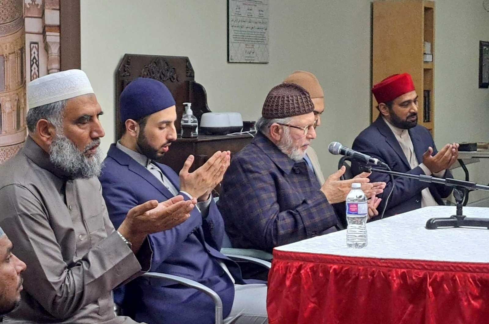 A Solemn Prayer Ceremony at Jama Al-Mustafa for Late Muhammad Aslam