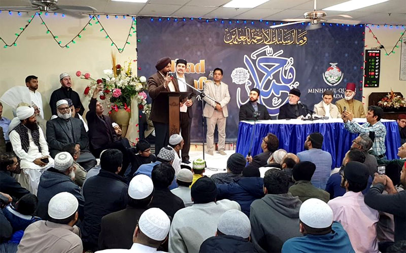 Canada: Shaykh-ul-Islam Dr Muhammad Tahir-ul-Qadri addresses Milad-e Mustafa ﷺ Conference