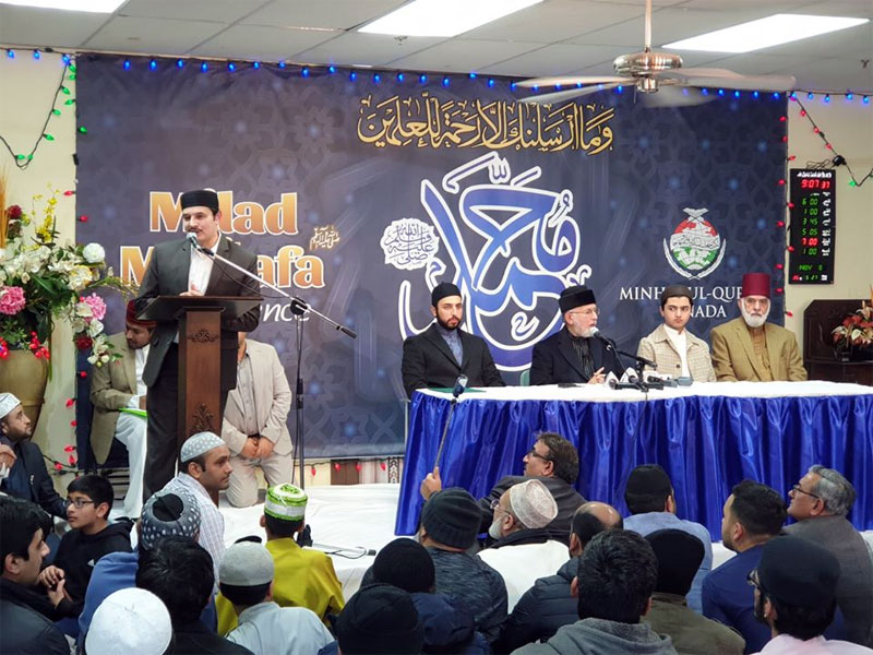 Canada: Shaykh-ul-Islam Dr Muhammad Tahir-ul-Qadri addresses Milad-e Mustafa ﷺ Conference