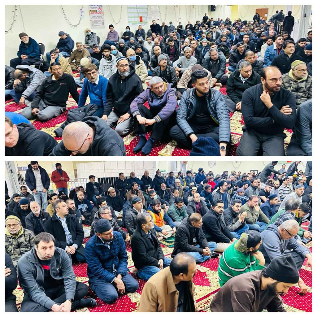 Shaykh-ul-Islam and Shaykh Hammad Mustafa offer Friday prayers at Jame al-Mustafa