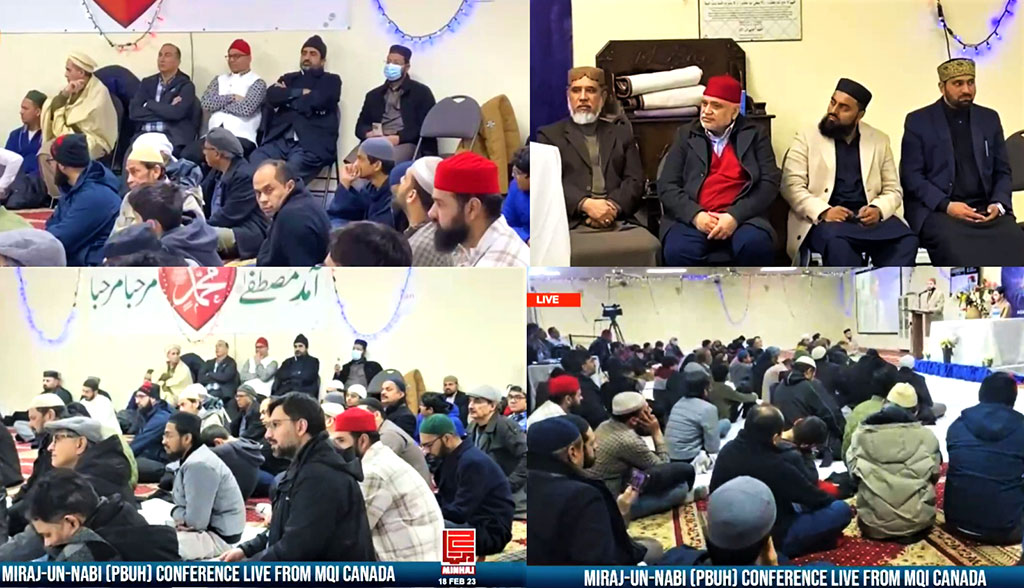 Canada: Shaykh Hammad Mustafa al-Madani al-Qadri addresses the Mi’raj-ul-Nabi Conference