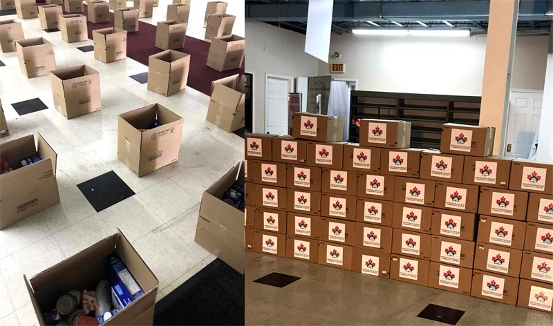 Corona Lockdown: MQI Canada distribute ration packages among deserving people